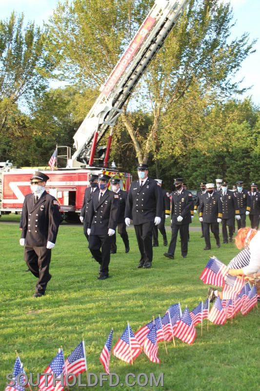 911 Memorial Ceremony and SFD-HQ Flag Raising