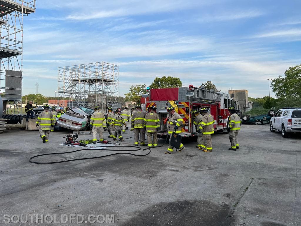 Advanced Extrication Drill at Suffolk County Fire Academy