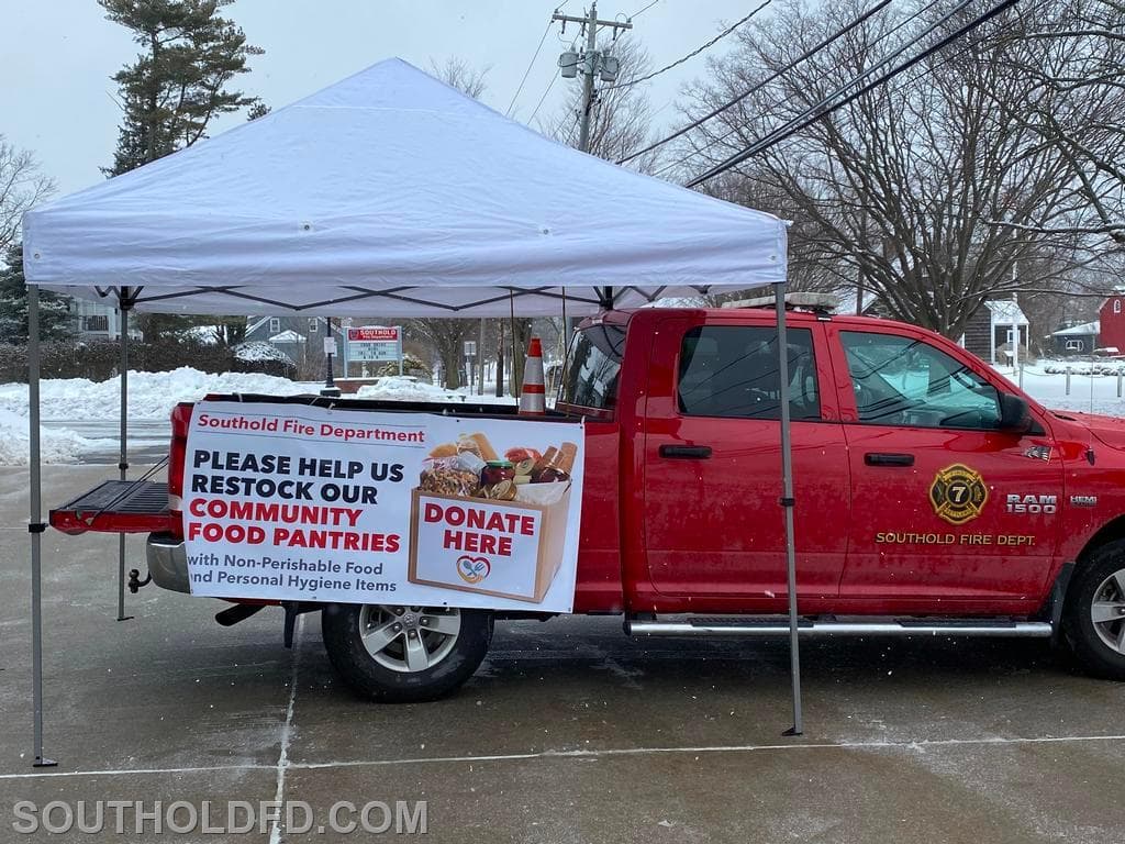 Southold Fire Department Food Drive