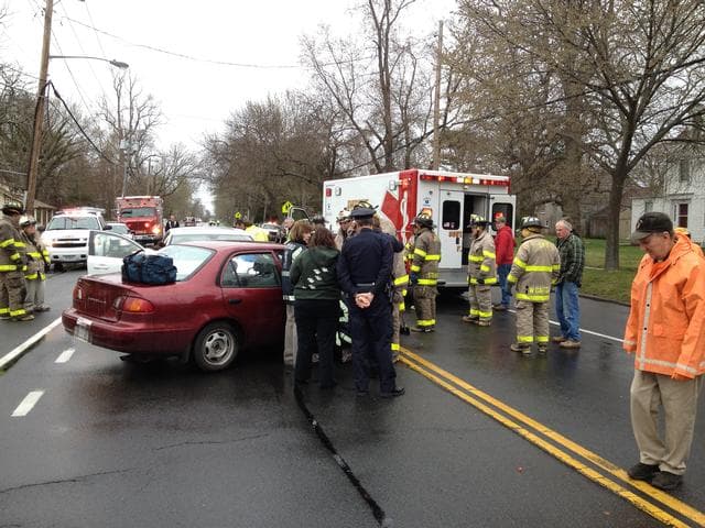 MVA in front of St. Patrick's Church on Route 25. - IMG_0185.JPG