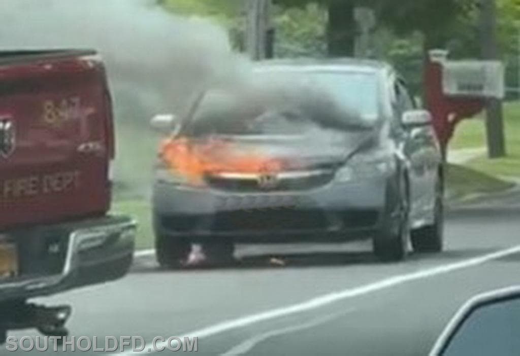 Main Road Car Fire